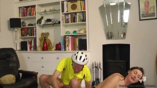 Lara Latex Bum Fun Bonanaza For Bicycle Boy 720 Quick Vie...-8