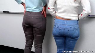 Real Spankings – MP4/Full HD – Cara, Kiki Cali – Pulled From Class For A Paddling (part 2) – Paddle (Wooden) - (BDSM porn)-7