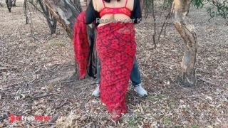 [GetFreeDays.com] Horny Indian Housewife Cheating with Friend - Giving Deep Throat in Outdoor - Saree Sex Sex Clip January 2023-6