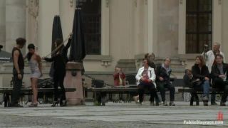 Euro Babe Disgraced in the Streets Public!-1