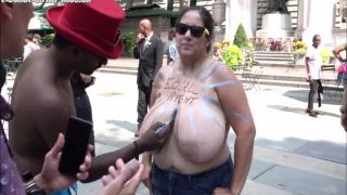 Candid – massive monster tits in public part 3. - Big tits-2