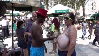 Candid – massive monster tits in public part 3. - Big tits-4