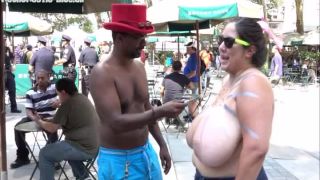 Candid – massive monster tits in public part 3. - Big tits-7