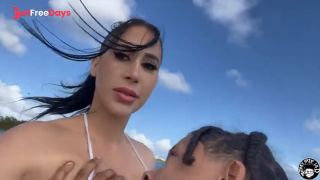 Klaps Valerie Kay on a Jetski-3