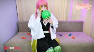 [GetFreeDays.com] Cosplay girl blows and pops balloons and then masturbating her big clit to orgasm on webcam show Sex Video October 2022-0