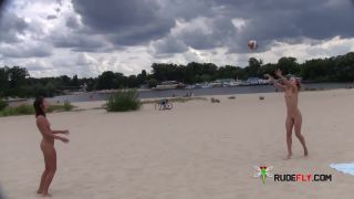 Nude Beach - Nice Leg Stretch    Spread-0