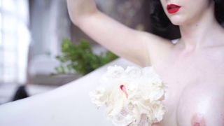 online xxx clip 26 Miss Ellie Mouse – Sexy Brunette Takes a Bubble Bath - fetish - masturbation porn braces fetish-2