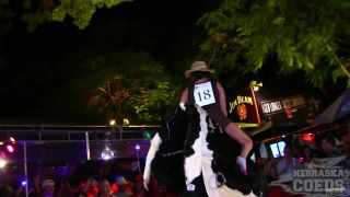 Fantasy Fest 2018 Topless Bull Riding And Girls Flashing Pussy And Tits On The Streets Tattoo!-4