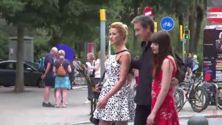 Perky Young French Brunette Begs For Anal Sex in Public D...-1