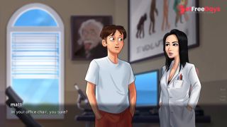 SCIENCE TEACHER MISS OKITA - Summertime Saga New Version Cookie jar Sex Animation Ep 14-0