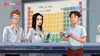 SCIENCE TEACHER MISS OKITA - Summertime Saga New Version Cookie jar Sex Animation Ep 14-1