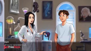 SCIENCE TEACHER MISS OKITA - Summertime Saga New Version Cookie jar Sex Animation Ep 14-7