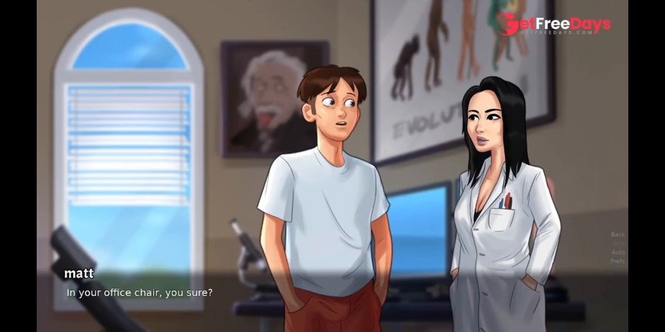 SCIENCE TEACHER MISS OKITA - Summertime Saga New Version Cookie jar Sex Animation Ep 14