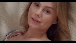 Nancy A Sultry Teen Blonde Solo with Natural Tits Shaved Fin-6