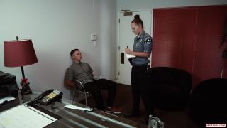 porn video 18 Officer Sanders – Local security guard sucked off a customer | handjob | fetish porn long toes foot fetish-2