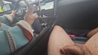 7199 Slave Gets CBT and Dick used as Ashtray on Car Ride-7