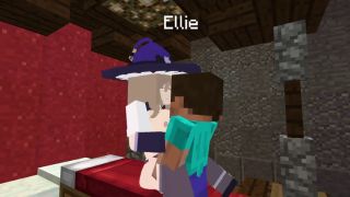Parody Lisa Big boobs hentai animation minecraft jenny xhatihentai gameplay-0