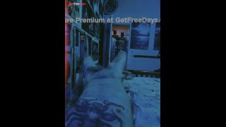 Tattooed Guy Playing With Cock-7