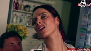 Hot Slut With Dark Hair And Big Tits Gets Seduced By A Waiter In A Cafe-5