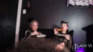 porn video 39 foot fetish flats Satanatrix – Lady Vi, Duchess And Houseboy Aidan – Pizza Fucker, handjob on feet porn-1