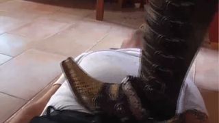 Suffer under My Heels for your lousiness.-5