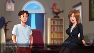 New XXX Games - He Fucked with His French Teacher (18 ) - Summertime Saga New Update-4