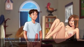 New XXX Games - He Fucked with His French Teacher (18 ) - Summertime Saga New Update-6