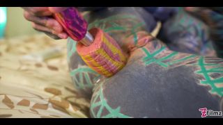 Tattooed girl fingering her sy and ass feat anuskatzz by zfilmz.-8