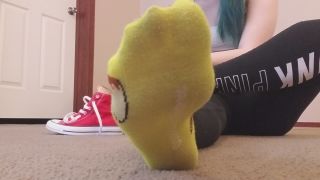 free porn clip 43 Frosty Princess - So Stinky After Workout - socks fetish - pov ebony fetish porn-6