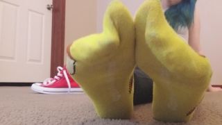 free porn clip 43 Frosty Princess - So Stinky After Workout - socks fetish - pov ebony fetish porn-7