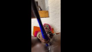 BLACKMINAJBBW - I HAD TO SUPRISE MY PUSSY HOLE TODAY (Harley Quinn bat in action)-0