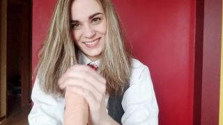 adult xxx clip 35 interracial blowjob sex porno pic Nina Crowne – Hermiones First Handjob, dirty talk on fetish porn-7