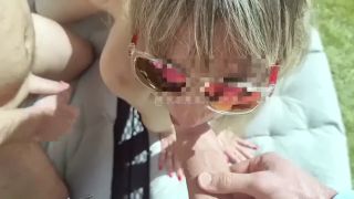 Horny French Milf Fucked In Her Garden With Neighbours Watching.-3