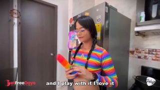 I caught my stepdaughter masturbating in the kitchen, she confessed was thinking about my thick dick-2