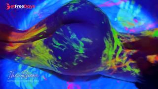 [GetFreeDays.com] Neon Glow Hardcore  Wild Fluorescent Sex on the Bed with TheoRhena Sex Film July 2023-0