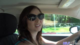 MILFTrip presents Alice Chambers – Big Boobs MILF Car Driver Screws Male Passenger - Boobs-0