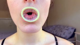 porn clip 22 femdom audio femdom porn | Molly Darling – Condom Mouth Play | fetish-4