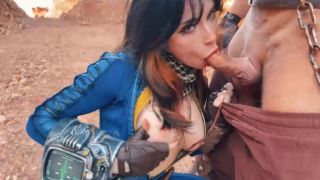Sweetie Fox - New Fallout Cosplay Porn - Public Blowjob & Sex SD 576p - New-0