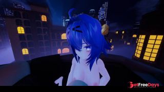 VRChat - Slutty girl welcomes daddy after his return-2