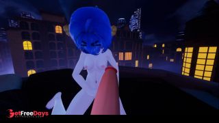 VRChat - Slutty girl welcomes daddy after his return-8