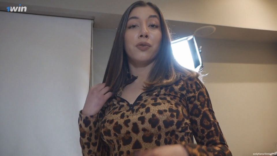 Little Tina I help my friend with her onlyfans (she forgets the dildo and uses my cock in her ass)