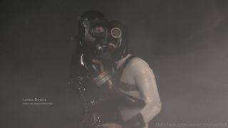 Nefertiti and God Anubis cuddle.-3