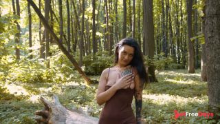topless outdoors quick JOI - even in the woods i will make you bust your load for me-4