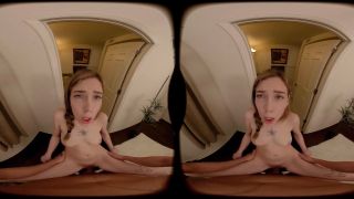 Her FORBVR - Teen Stepdaughter Gets Excited About Being Watched In The Bath Hy Her Stepdad-3