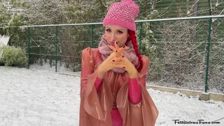 FetiliciousFans SiteRipPt 2Pink Latex in the Snow-1