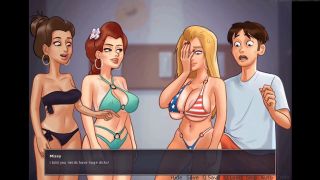 Gamer22 - Hot girl amazing boobs massage | Sommertime saga Gameplay-2