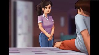 Gamer22 - Hot girl amazing boobs massage | Sommertime saga Gameplay-3