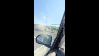 Hot horny girlfriend fingering pussy in a car - Amateur-5