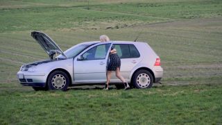 German Teen Blonde Blowjob Outdoors POV Reality Cumshot 2025-8