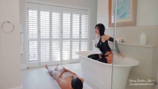 Young Goddess Kim Wet Shiny Chastity Tease (Teen)-3